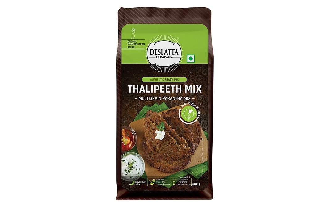 Desi Atta Thalipeeth Mix -Multigrain Parantha Mix   Pack  200 grams